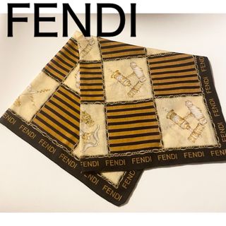 フェンディ(FENDI)の【FENDI】ブランドハンカチーフ(ハンカチ)