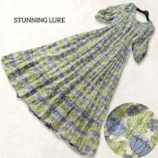 STUNNING LURE - スタニングルアー ✿ 花柄 ゆったり ロングワンピース 総柄 春夏 フレア