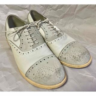 コムデギャルソンオムプリュス(COMME des GARCONS HOMME PLUS)のコムデギャルソンオムプリュス ストレートチップレザーシューズ 09SS 26 白(ドレス/ビジネス)