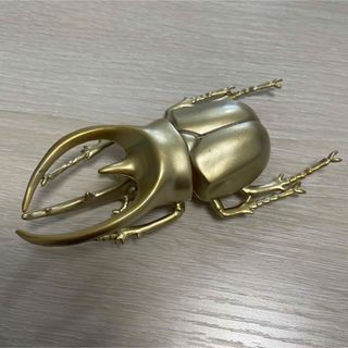 アミューズメント　カブトムシ　フィギュア　ゴールド(その他)