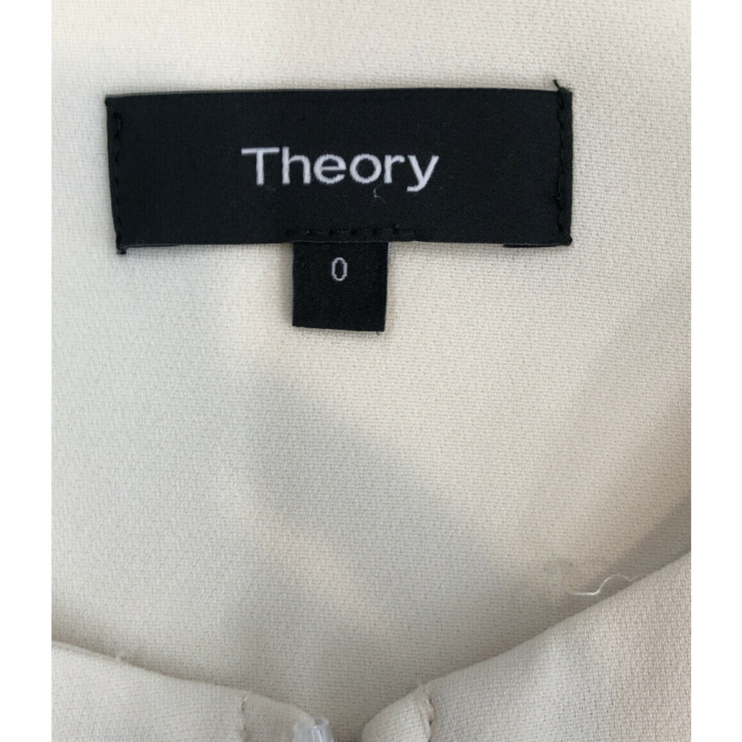theory(セオリー)のセオリー theory ジップアップブルゾン ダブルジップ レディース 0 レディースのジャケット/アウター(ブルゾン)の商品写真