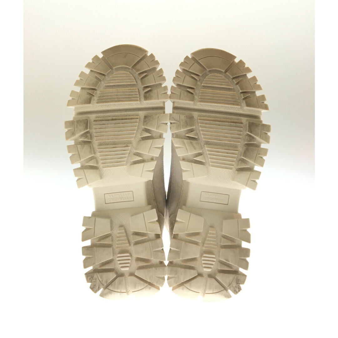 BRUNELLO CUCINELLI(ブルネロクチネリ)のブルネロクチネリ ショートブーツ コンバットブーツ レディース 38 レディースの靴/シューズ(ブーツ)の商品写真