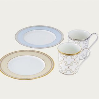 ノリタケ(Noritake)のnoritake トレフォリオゴールド&プラチナ 　モーニングペア(グラス/カップ)