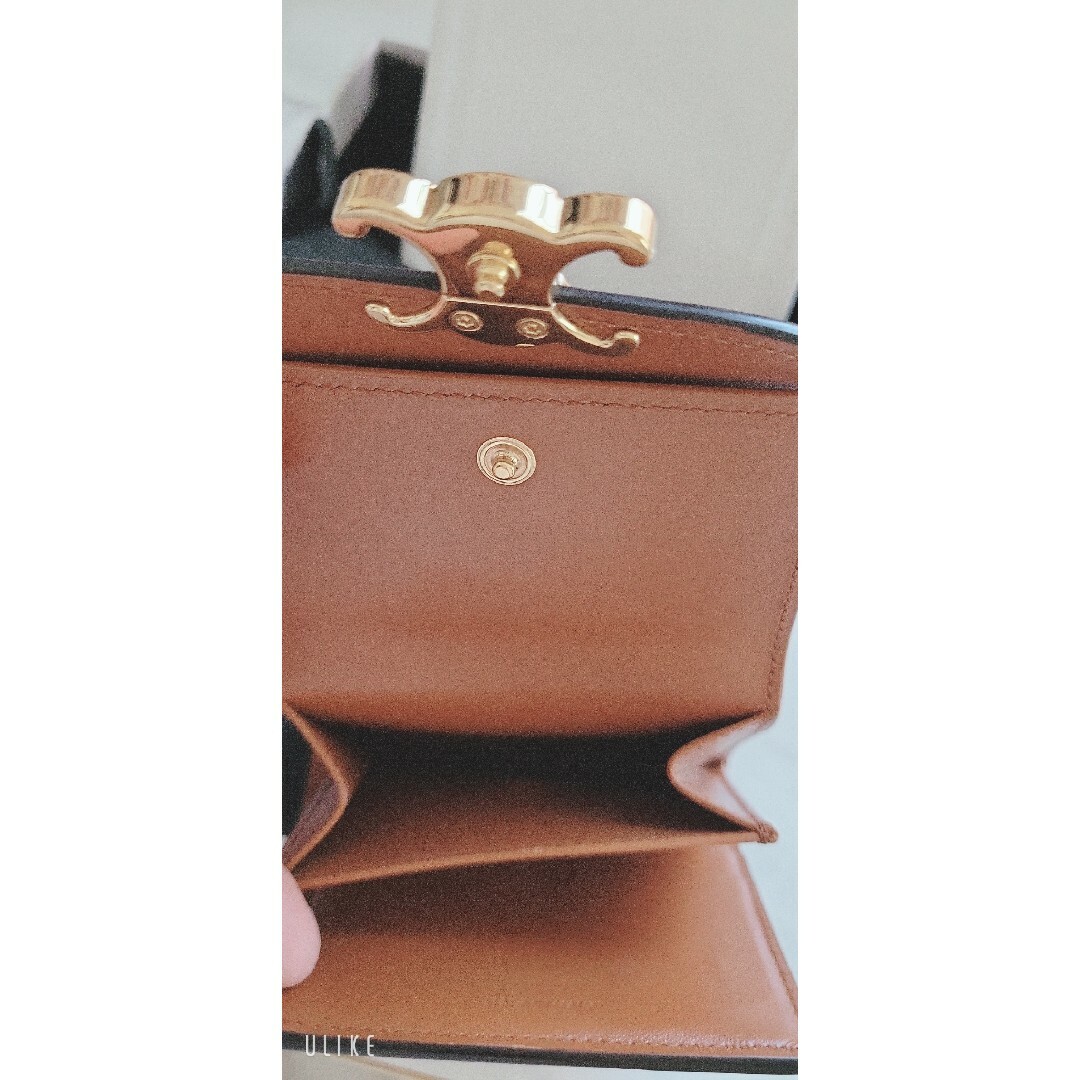 極美品 セリーヌ CELINE トリオンフ スモールウォレット 極美品 セリーヌ CELINE トリオンフ スモールウォレット