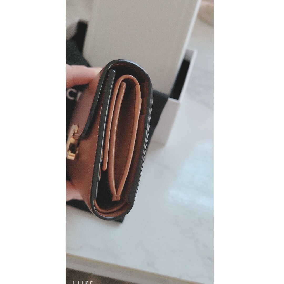極美品 セリーヌ CELINE トリオンフ スモールウォレット 極美品 セリーヌ CELINE トリオンフ スモールウォレット