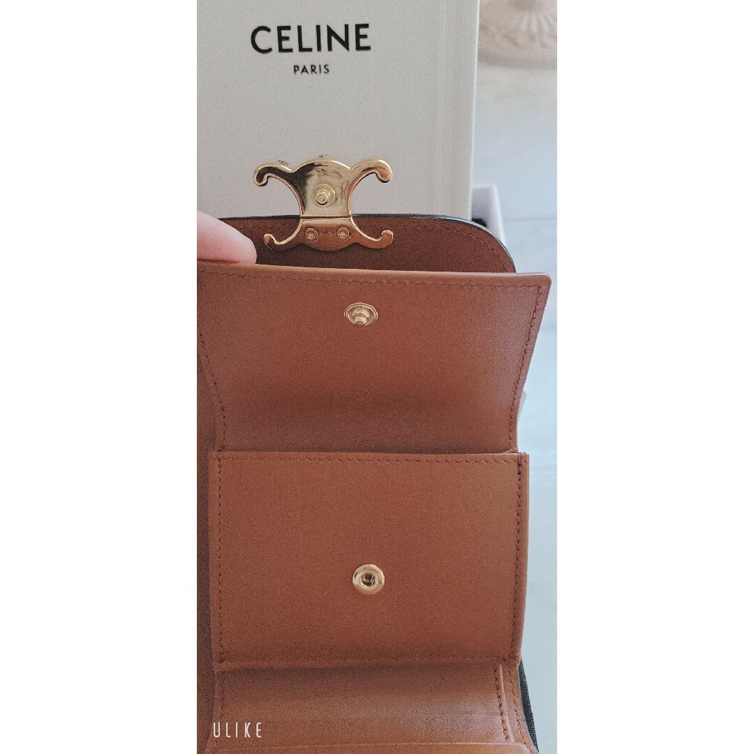 celine(セリーヌ)の極美品 セリーヌ CELINE トリオンフ スモールウォレット レディースのファッション小物(財布)の商品写真