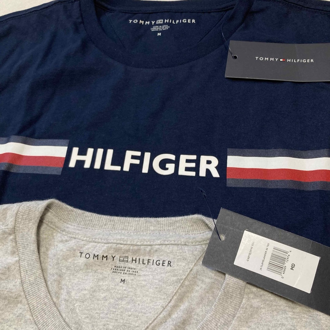 TOMMY HILFIGER(トミーヒルフィガー)の【新品】トミーヒルフィガー　Tommy Tシャツ　２枚組　トップス　メンズ メンズのトップス(Tシャツ/カットソー(半袖/袖なし))の商品写真