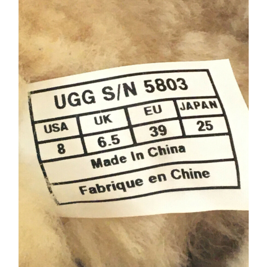 UGG(アグ)のアグ UGG ムートンブーツ ショートブーツ   5803 レディース 25 レディースの靴/シューズ(ブーツ)の商品写真