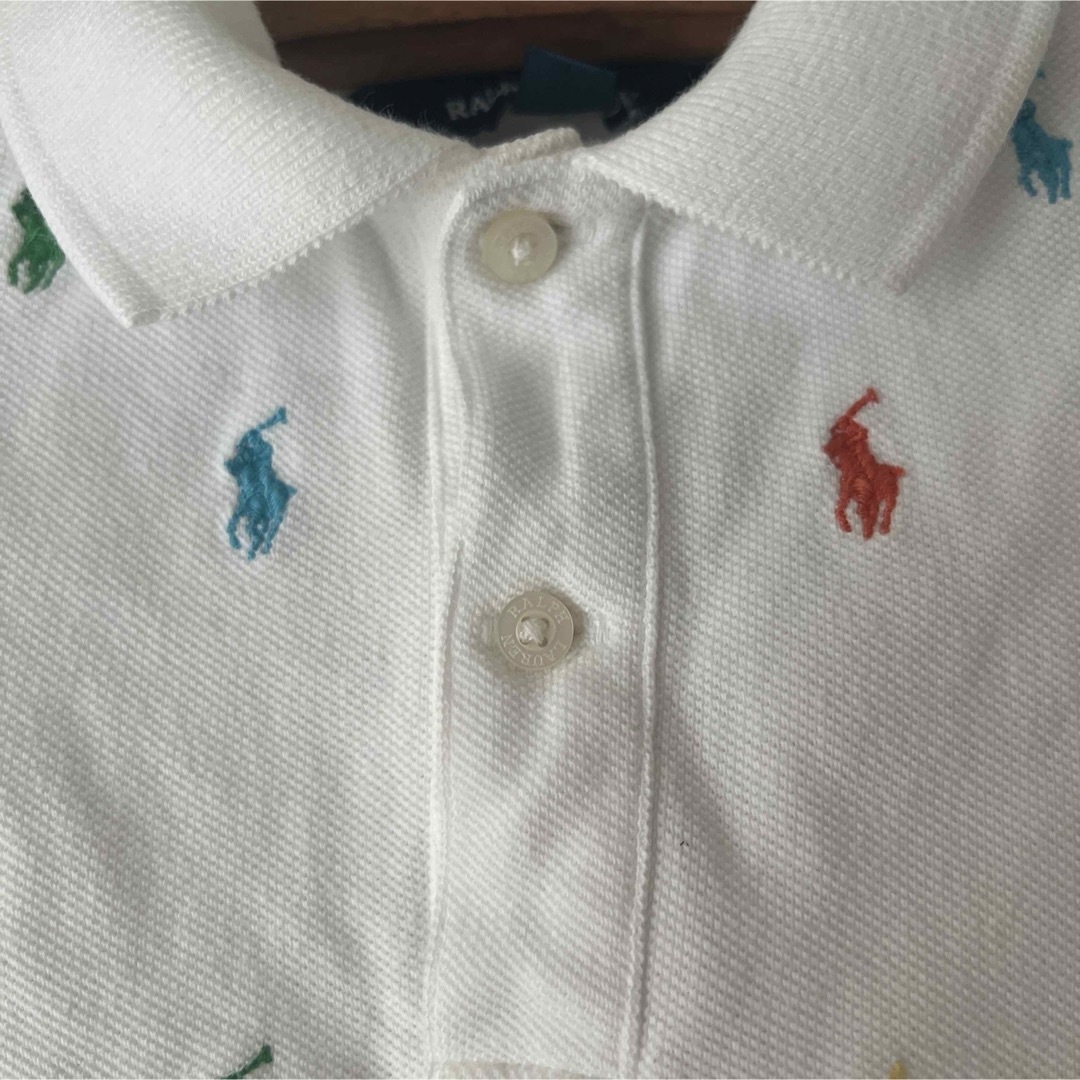 Ralph Lauren(ラルフローレン)のラルフローレン刺繍ポロシャツ90 キッズ/ベビー/マタニティのキッズ服女の子用(90cm~)(Tシャツ/カットソー)の商品写真