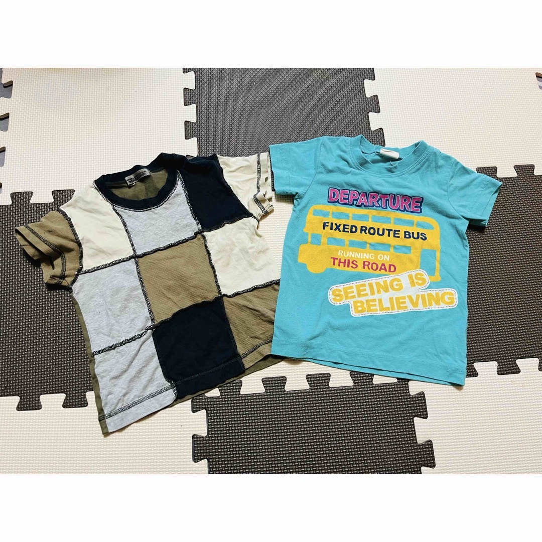 PUMA(プーマ)の男の子tシャツ４枚セット！半袖　まとめて　100 キッズ/ベビー/マタニティのキッズ服男の子用(90cm~)(Tシャツ/カットソー)の商品写真