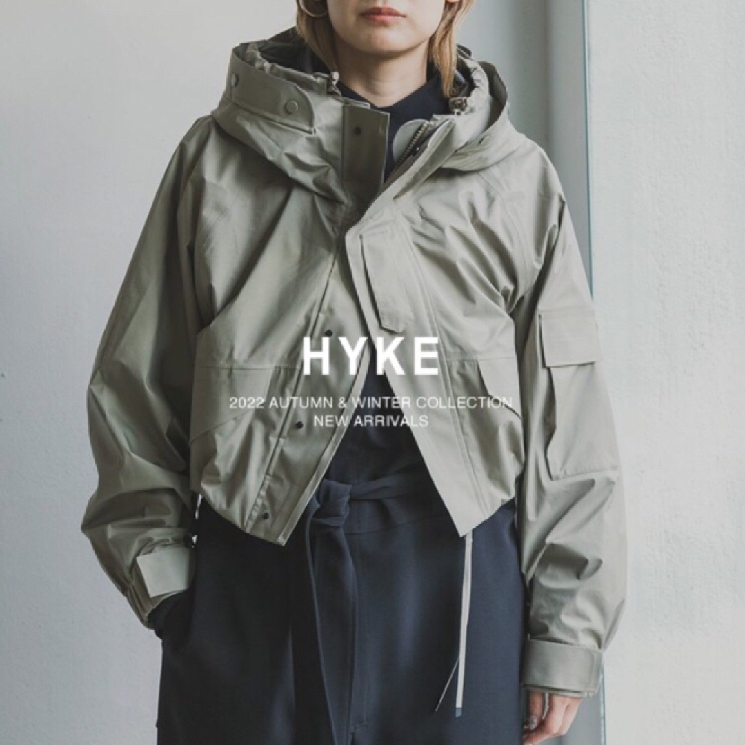 HYKE(ハイク)のHYKE entrant gen 1 パーカー ジャケット フード ブルゾン レディースのジャケット/アウター(ナイロンジャケット)の商品写真