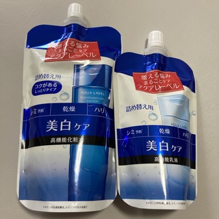 アクアレーベル(AQUALABEL)のアクアレーベル　美白ケア　化粧水・乳液(化粧水/ローション)