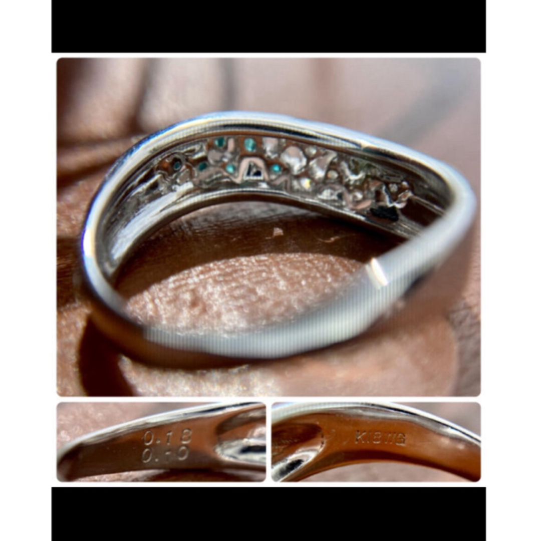 パライバトルマリン　ダイヤモンド　リング レディースのアクセサリー(リング(指輪))の商品写真
