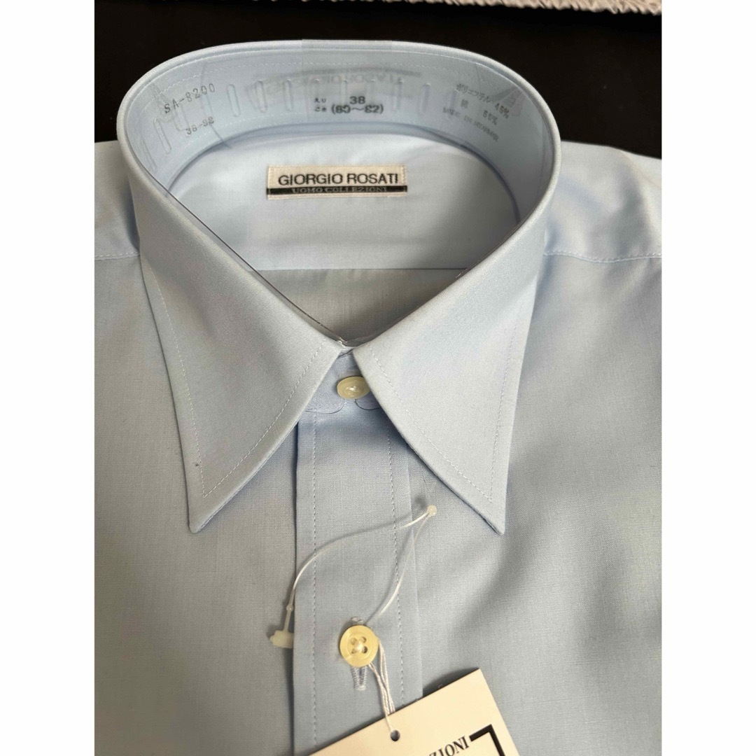 新品未使用　メンズ　カッターシャツ　ブルー メンズのトップス(Tシャツ/カットソー(七分/長袖))の商品写真