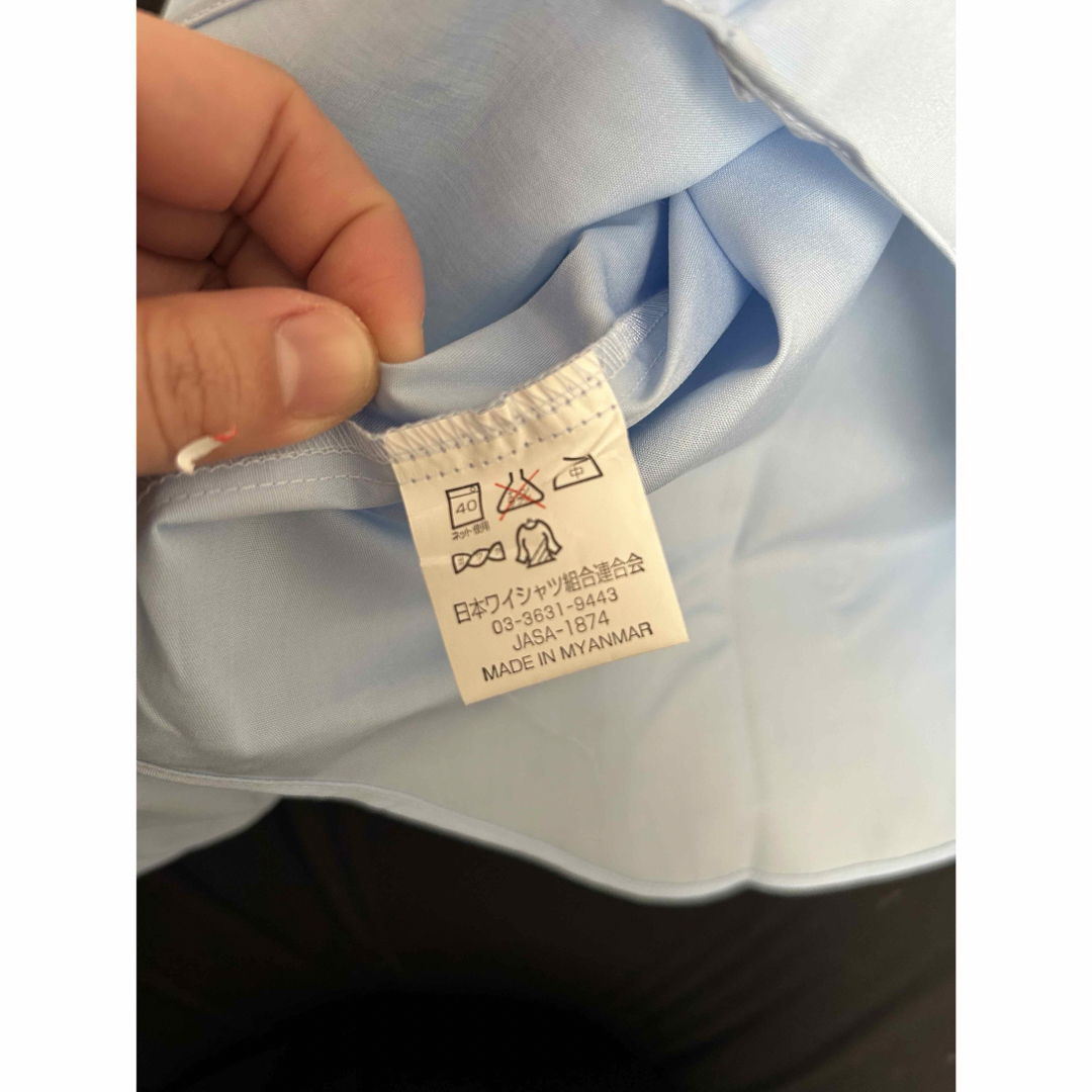 新品未使用　メンズ　カッターシャツ　ブルー メンズのトップス(Tシャツ/カットソー(七分/長袖))の商品写真