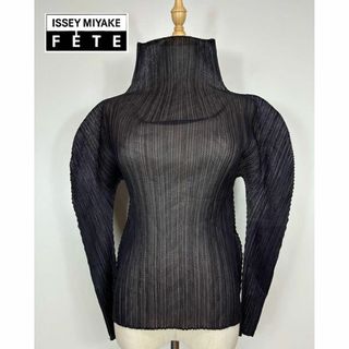 ISSEY MIYAKE - ISSEY MIYAKE FETE プリーツ 変形カットソー長袖イッセイミヤケ