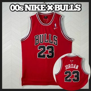 ナイキ(NIKE)の極美品 00s NIKE NBA ブルズ ゲームシャツ 23 ジョーダン XL(バスケットボール)