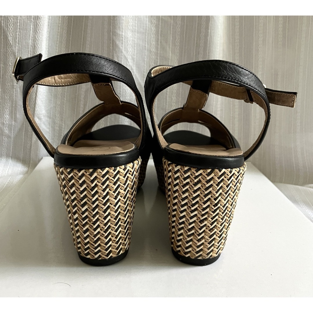 ベルメゾン(ベルメゾン)の☆ベネビス☆異素材デザインサンダル レディースの靴/シューズ(サンダル)の商品写真