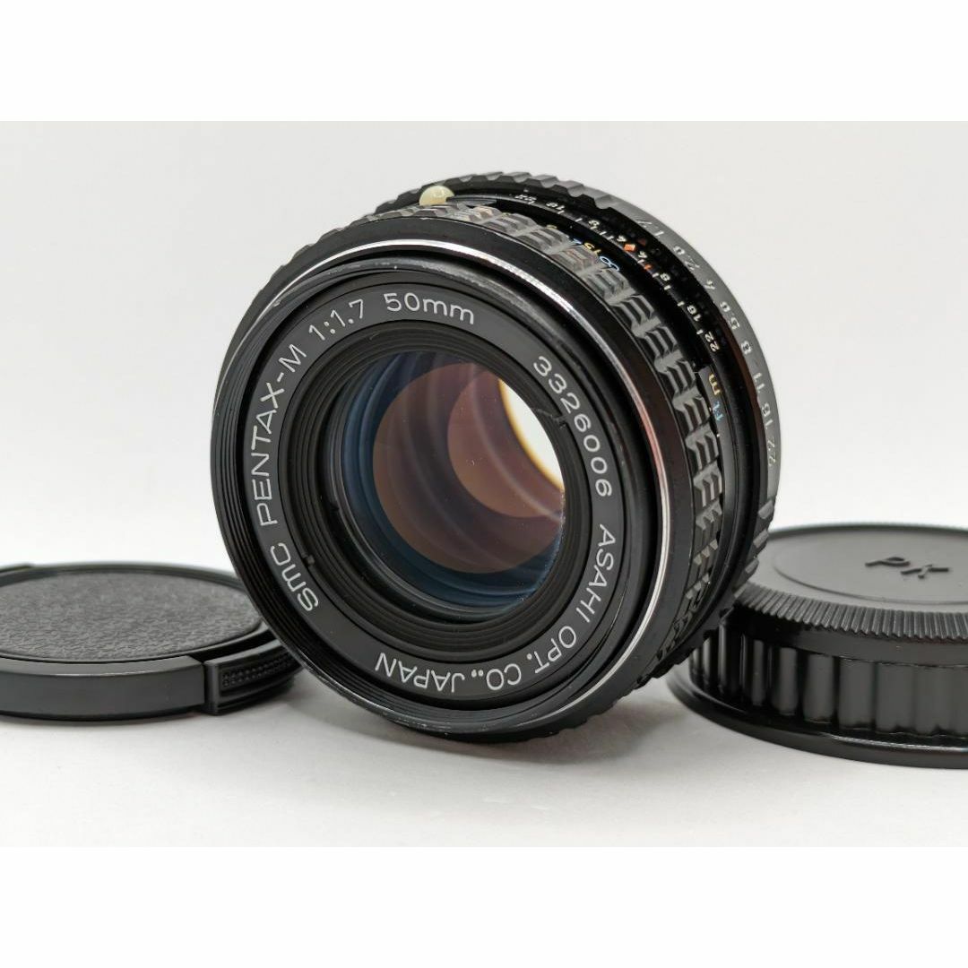 PENTAX(ペンタックス)のsmc PENTAX-M 50mm f1.7【整備・試写済】50303 スマホ/家電/カメラのカメラ(レンズ(単焦点))の商品写真