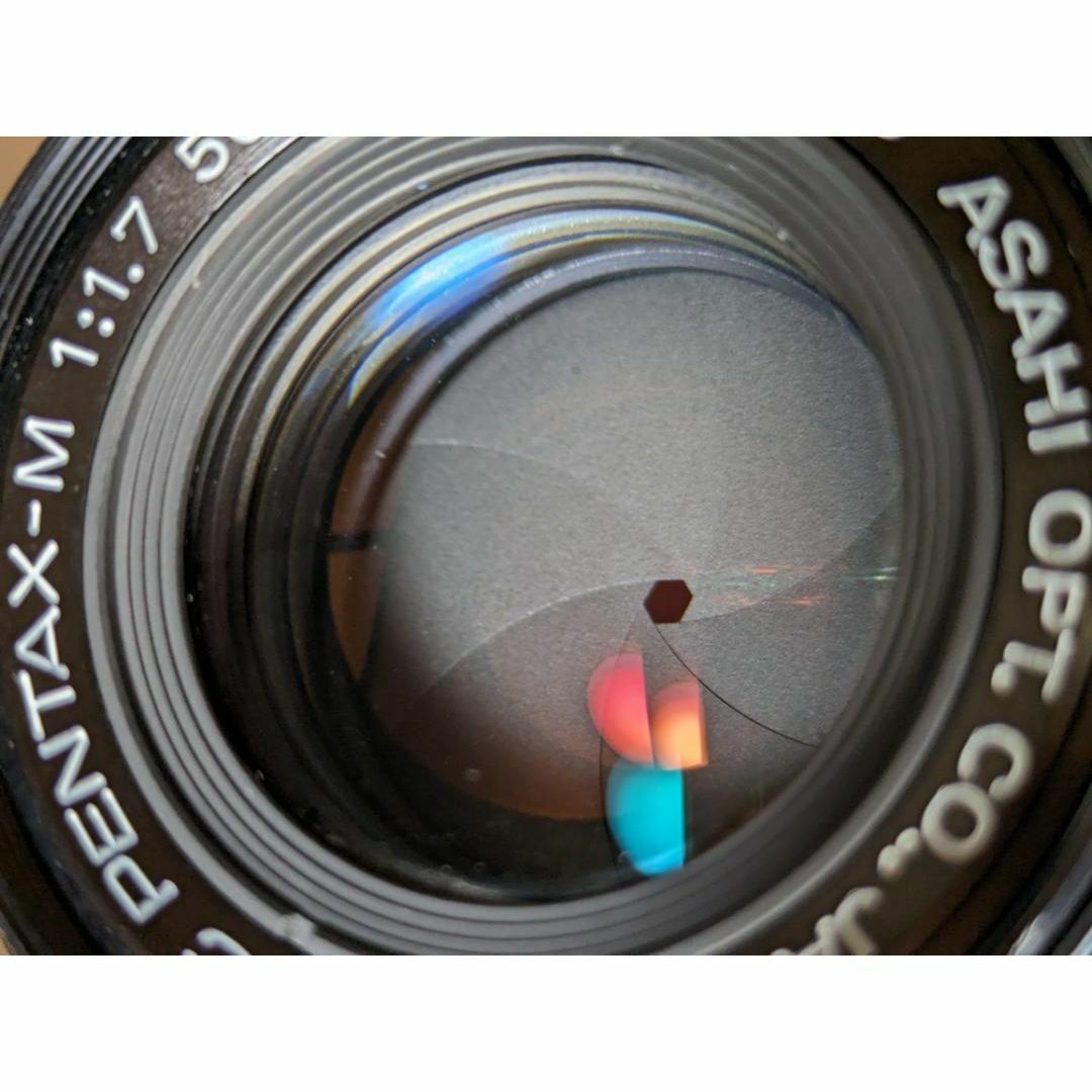 PENTAX(ペンタックス)のsmc PENTAX-M 50mm f1.7【整備・試写済】50303 スマホ/家電/カメラのカメラ(レンズ(単焦点))の商品写真
