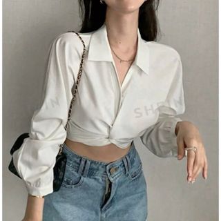 シーイン(SHEIN)のSHEIN シャツ(シャツ/ブラウス(長袖/七分))