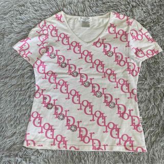 Christian Dior ディオール　Diorロゴ総柄Tシャツ トロッター