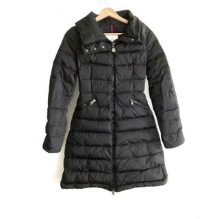 モンクレール(MONCLER)のMONCLER(モンクレール) ダウンコート サイズ00 XS レディース FLAMMETTE(フラメッテ) 黒 長袖/冬(ダウンコート)