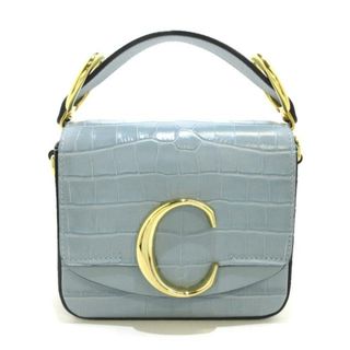 Chloe - Chloe(クロエ) ハンドバッグ レディース美品  クロエシーミニバッグ S193A87N ライトブルー 型押し加工 レザー