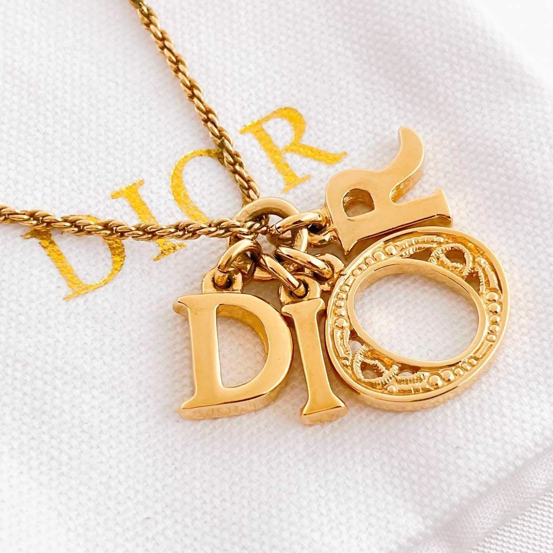 Christian Dior(クリスチャンディオール)の【美品】ディオール dior CD ネックレス ゴールド レディース Y315 レディースのアクセサリー(ネックレス)の商品写真