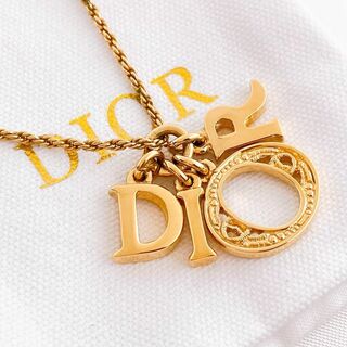 クリスチャンディオール(Christian Dior)の【美品】ディオール dior CD ネックレス ゴールド レディース Y315(ネックレス)