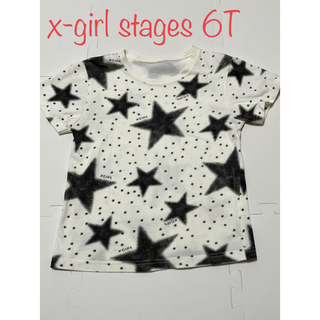 エックスガールステージス(X-girl Stages)のx-girl stages☆S/S TEE ペンシルスター 6T(Tシャツ/カットソー)