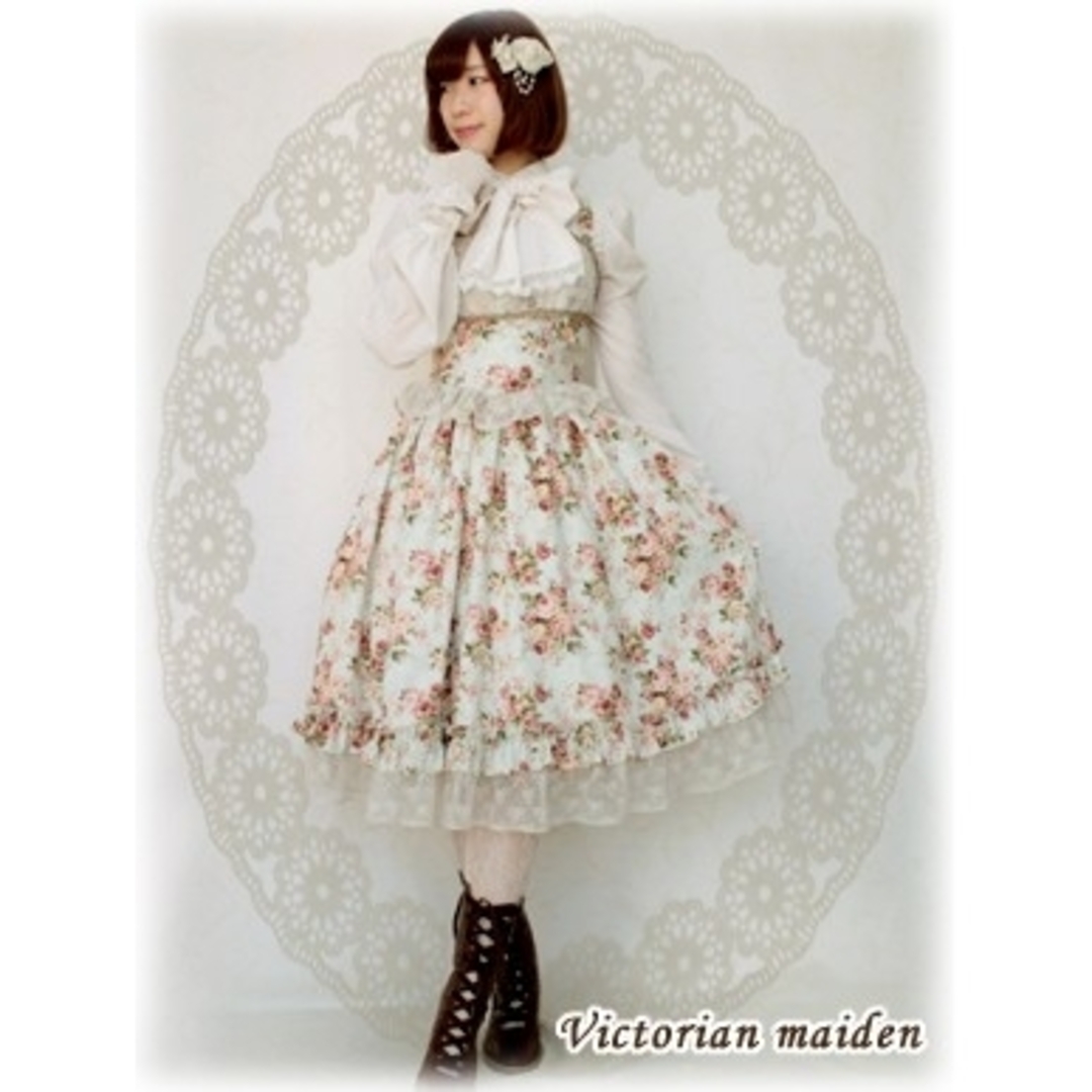 Victorian maiden(ヴィクトリアンメイデン)のフラワーチュールロココリボンドレス＊ヴィクトリアン メイデン レディースのワンピース(ひざ丈ワンピース)の商品写真