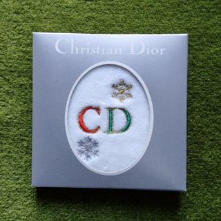 クリスチャンディオール(Christian Dior)のミニタオルハンカチ ブランドロゴ(ハンカチ)