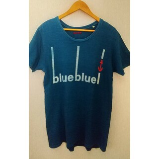BLUE BLUE - ❮ BLUE BLUE ❯ オーバーサイズ Tシャツ  インディゴシャツ