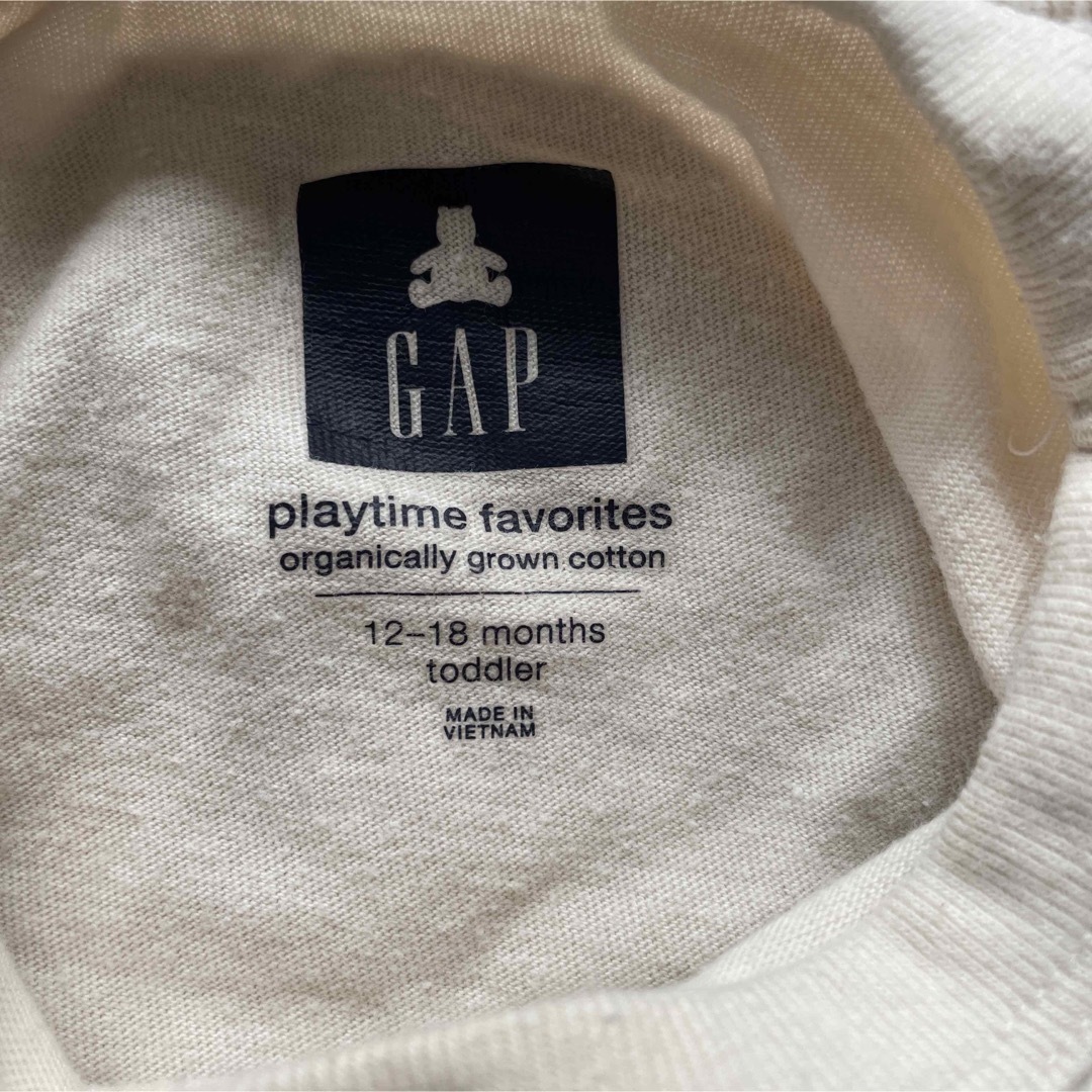 babyGAP(ベビーギャップ)のGAP 80cm 半袖　Tシャツ　12-18m 恐竜　車　ベビー キッズ/ベビー/マタニティのベビー服(~85cm)(Ｔシャツ)の商品写真