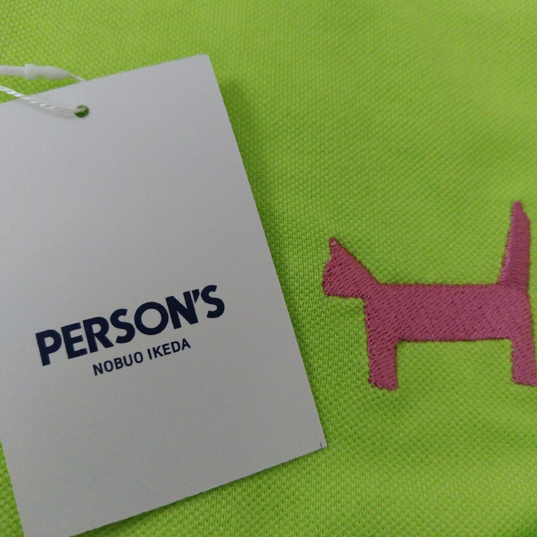 PERSON'S(パーソンズ)の新品☆PERSON'S×NOBUO IKEDA 半袖ポロシャツ Mサイズ メンズのトップス(ポロシャツ)の商品写真