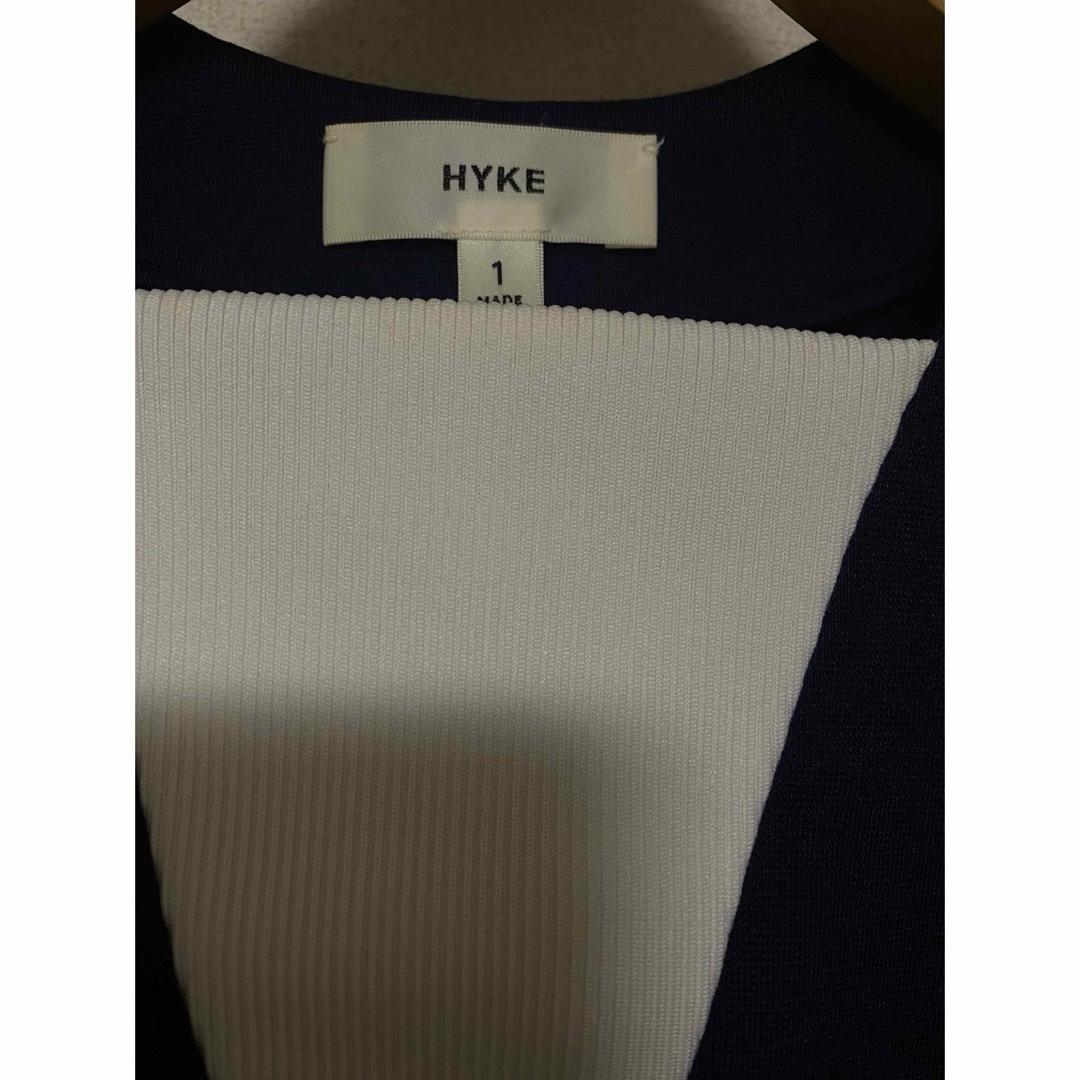 HYKE(ハイク)のハイク　HYKE バイカラースウェット　スエット　Tシャツ　半袖　トップス レディースのトップス(Tシャツ(半袖/袖なし))の商品写真