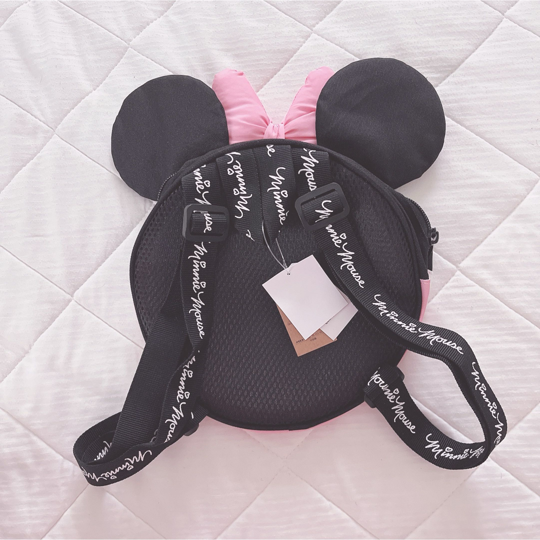 Disney(ディズニー)のリトシー　ミニー　リュック　ディズニー　バッグ　littc しまむら　ピンク キッズ/ベビー/マタニティのこども用バッグ(リュックサック)の商品写真