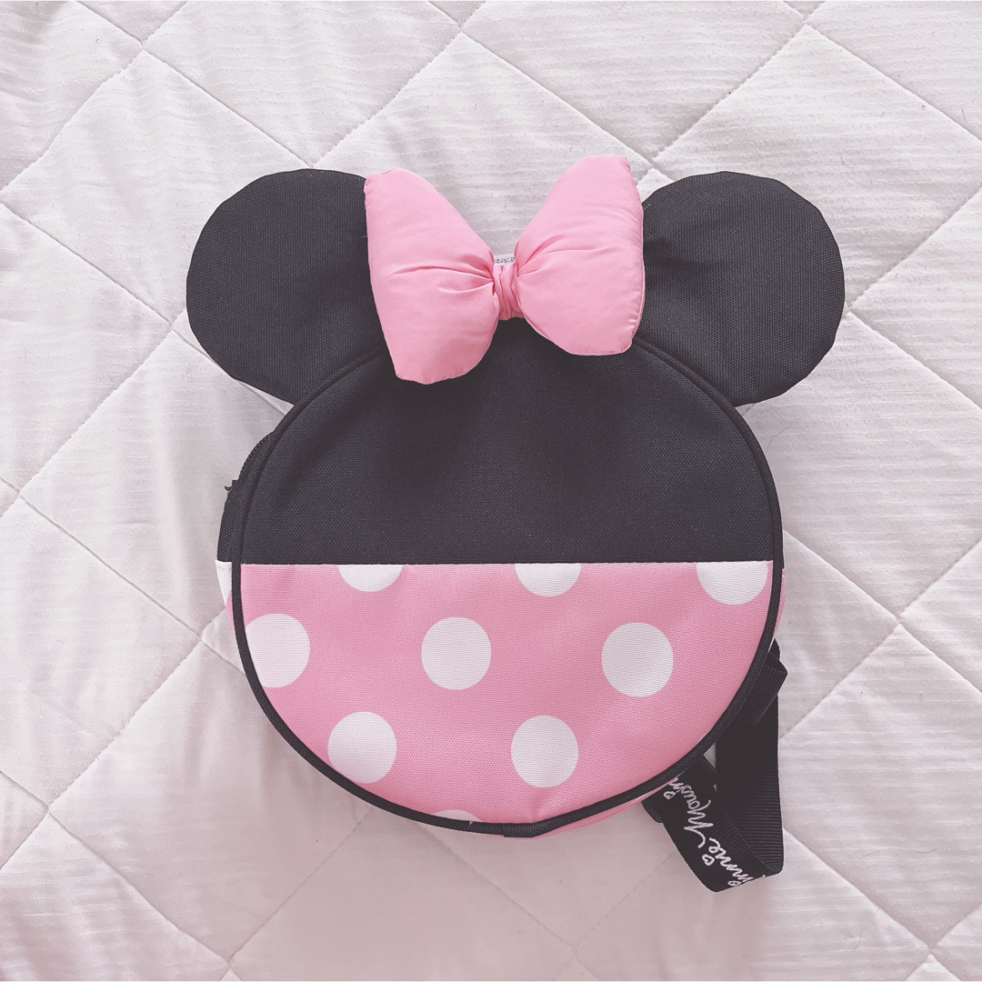 Disney(ディズニー)のリトシー　ミニー　リュック　ディズニー　バッグ　littc しまむら　ピンク キッズ/ベビー/マタニティのこども用バッグ(リュックサック)の商品写真