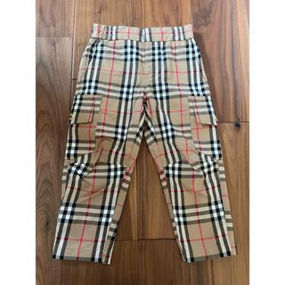 バーバリー(BURBERRY)の新品 BURBERRY バーバリー チェックパンツ 3y(パンツ/スパッツ)