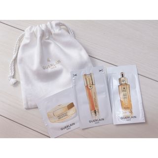 ゲラン(GUERLAIN)のGuerlain ゲラン 巾着＆美容液サンプルセット  トラベル用 新品(サンプル/トライアルキット)