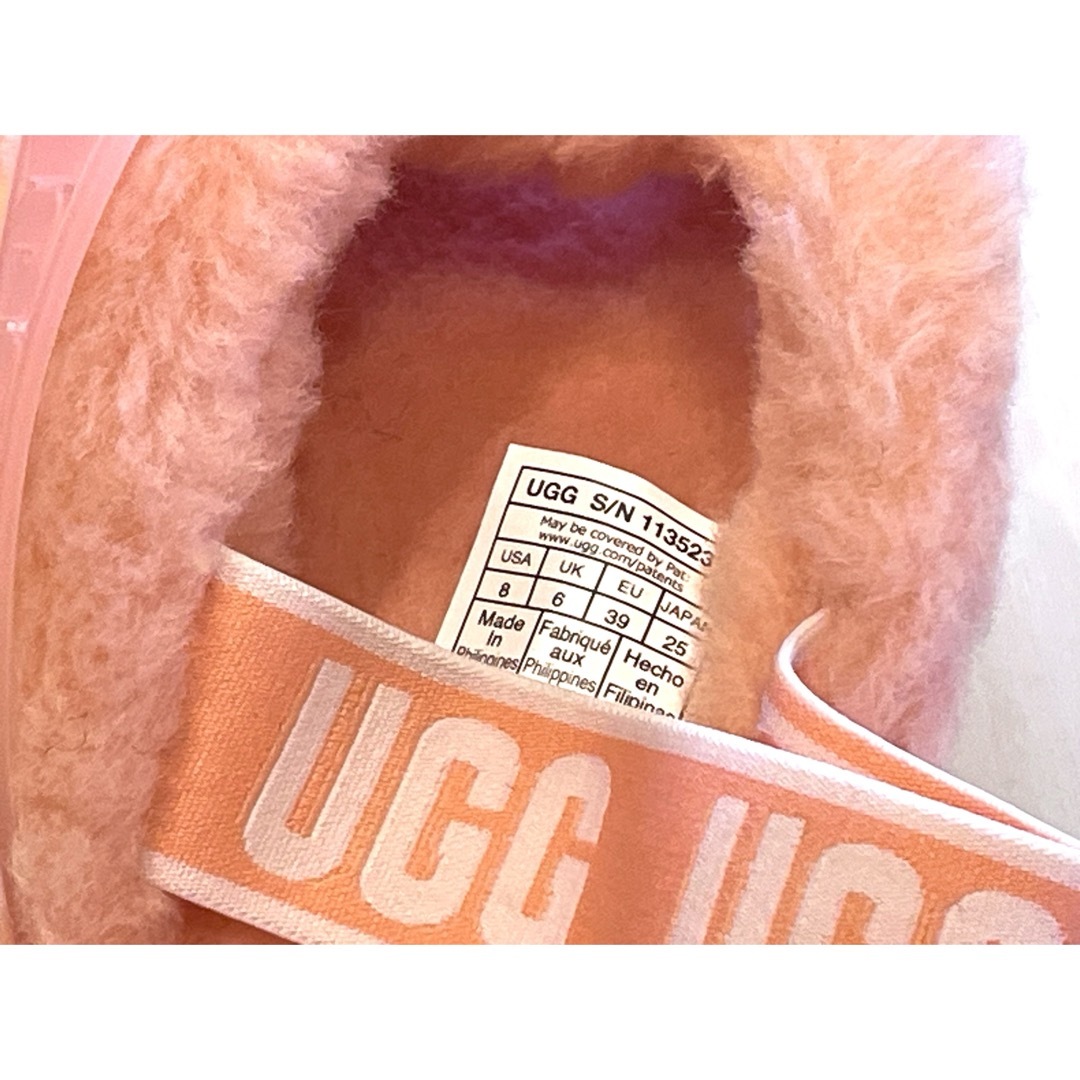 UGG(アグ)の新品未使用 UGG FAZZITA CLEAR ピンク 25cm 厚底サンダル レディースの靴/シューズ(サンダル)の商品写真