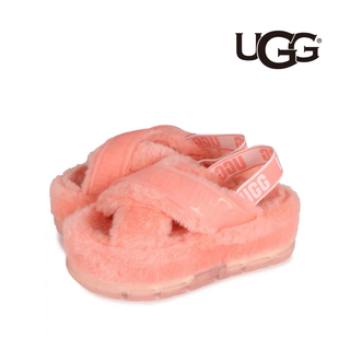 アグ(UGG)の新品未使用 UGG FAZZITA CLEAR ピンク 25cm 厚底サンダル(サンダル)