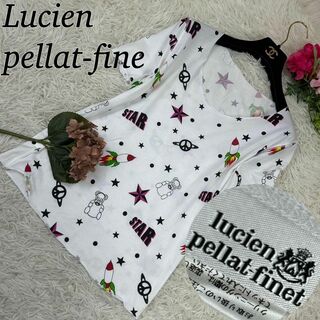 Lucien pellat-finet - A421 ルシアンペラフィネ レディース Tシャツ イタリア製 薄手 美品 S