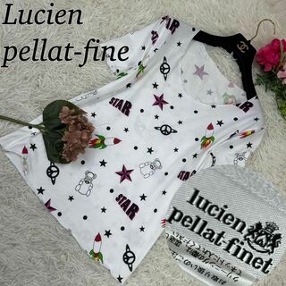 ルシアンペラフィネ(Lucien pellat-finet)のA421 ルシアンペラフィネ レディース Tシャツ イタリア製 薄手 美品 S(Tシャツ(半袖/袖なし))