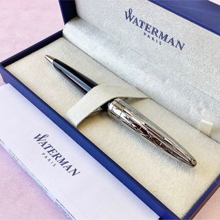 Waterman - 未使用 ウォーターマン ボールペン カレンDX 黒×シルバー waterman