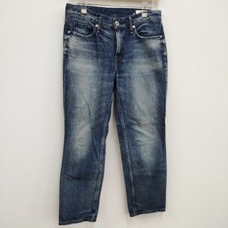 upper hights ダメージ加工デニム ジーンズ 187187 サイズ24 デニムパンツ ブルー レディース アッパーハイツ【中古】4-0506G♪(デニム/ジーンズ)