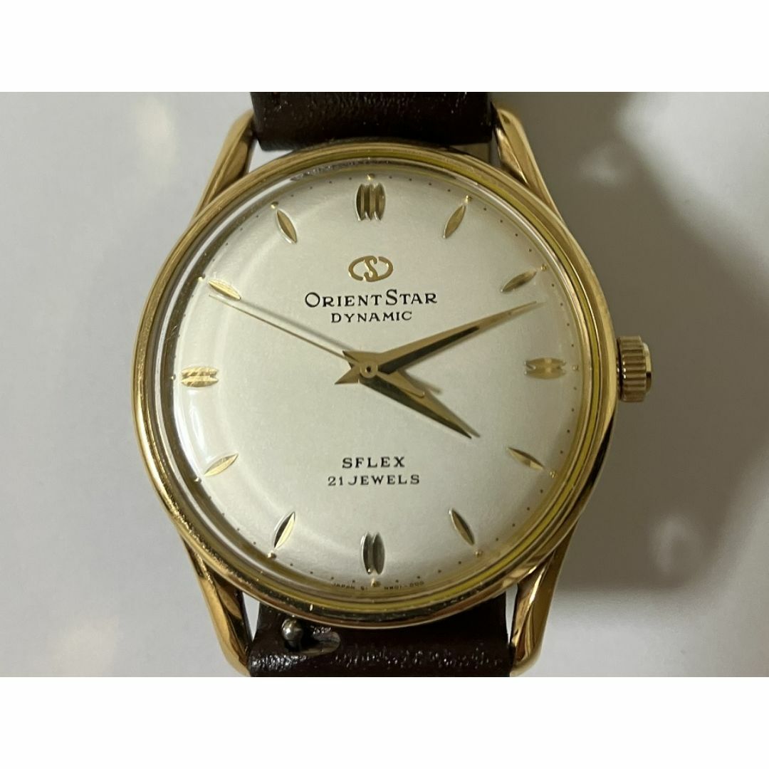 ORIENT(オリエント)の良品 OrientStar Dynamic WZ0031NW 新品レザーバンド付 メンズの時計(腕時計(アナログ))の商品写真
