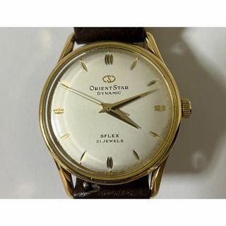 オリエント(ORIENT)の良品 OrientStar Dynamic WZ0031NW 新品レザーバンド付(腕時計(アナログ))