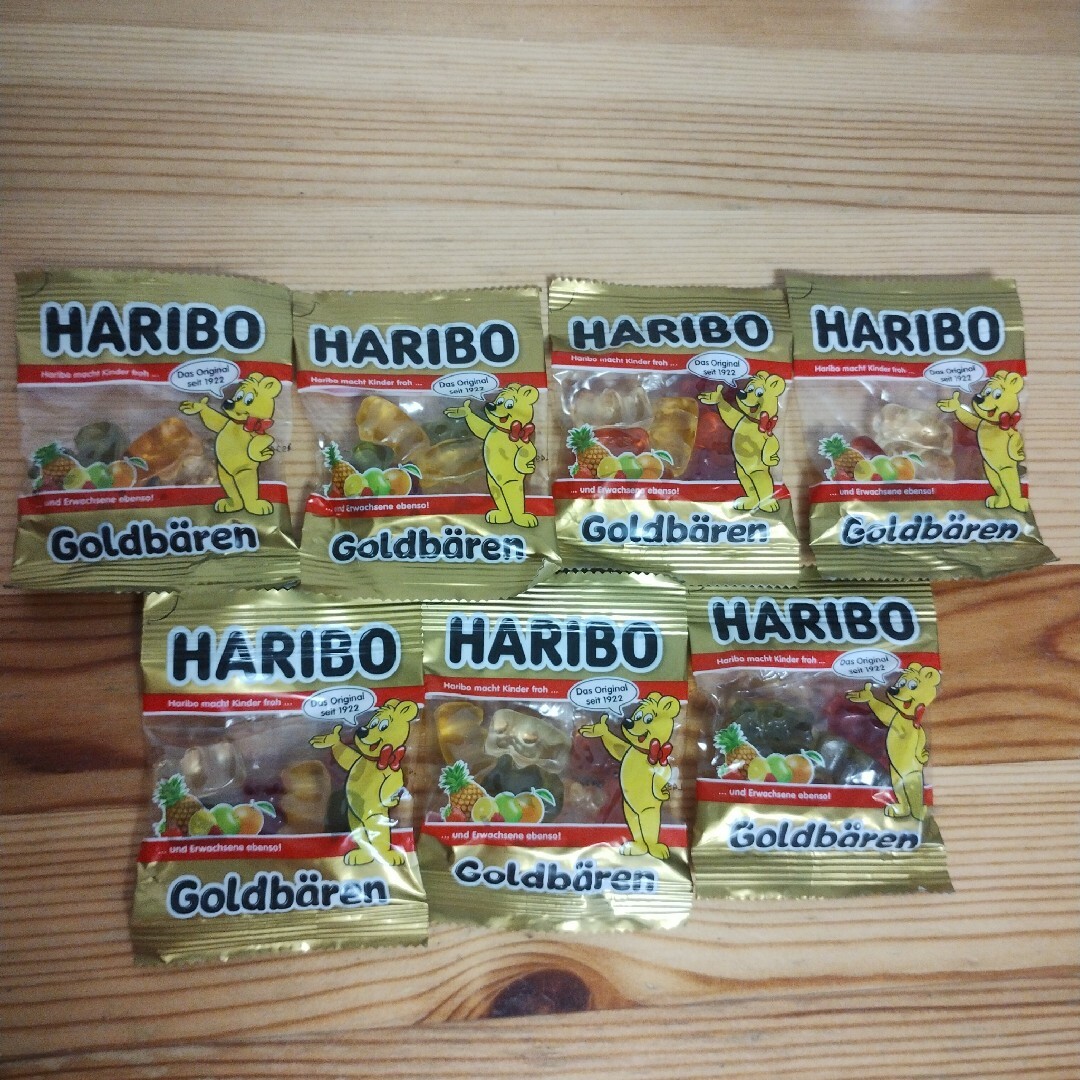 ハリボー(ハリボー)のHARIBO　ハリボー　グミ　ミニゴールドベア　7個 食品/飲料/酒の食品(菓子/デザート)の商品写真